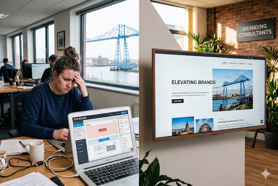 Wix, Squarespace or a proper web designer which is best for a Middlesbrough business